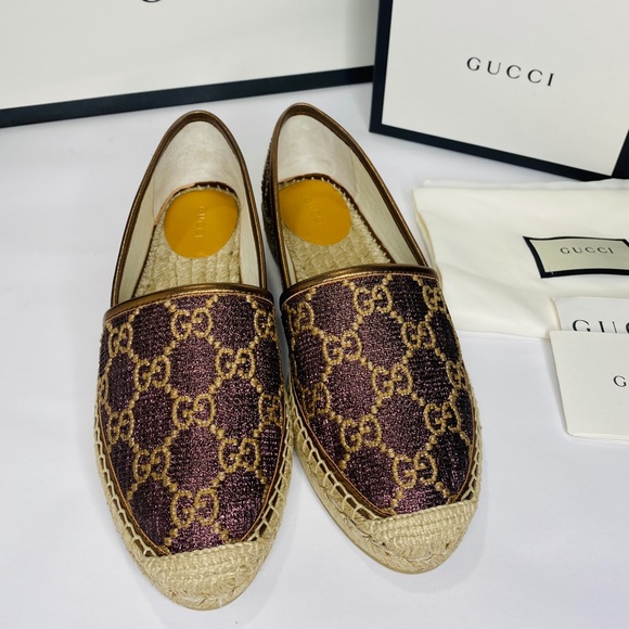 Gucci Shoes - 🎄Host Pick🎄Gucci Women’s GG Espadrilles SIZE 39.5 AUTHENTIC NWB Model 619960